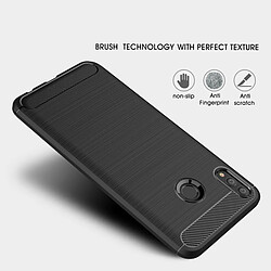 Wewoo Coque TPU antichoc en fibre de carbone, texture brossée, pour Huawei Honor 8X Max (Rouge)