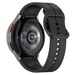 20MM Bracelet de montre en silicone Accessoires de remplacement compatible Samsung Watch5/Watch5 Pro - Noir pas cher