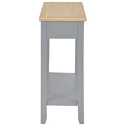 Acheter vidaXL Table console Gris 110x35x80 cm Bois