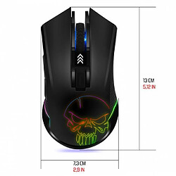 SOURIS GAMER SAN FIL 2.4GHZ 6 BOUTONS 4800dpi SPIRIT OF GAMER PRO-M200 RGB