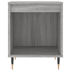 Maison Chic Lot de 2 Tables de chevet - Tables de Nuit sonoma gris 40x35x50 cm bois ingénierie pas cher