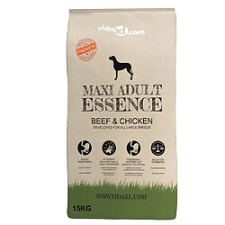 vidaXL Nourriture pour chiens Maxi Adult Essence Beef&Chicken 2pc 30kg