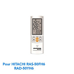 Superior Télécommande de remplacement climatisation pour HITACHI RAS-50FH6 RAD-50YH6