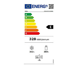 Réfrigérateur américain 91cm 576l nofrost noir - GN163241DXBRN - BEKO