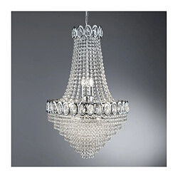 Searchlight Grand Chandelier Louis Chrome 11 ampoules 140cm