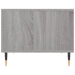 Acheter vidaXL Table basse sonoma gris 60x50x40 cm bois d'ingénierie