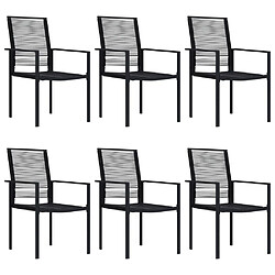 Salle à manger de jardin 7 pcs,Table et chaise à dîner -MN72322