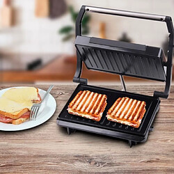 Avis Techwood APPAREIL Grill Viande / Panini / ROUGE Bac recuperateur de graisse Plaque anti-adhesive 750W Haute qualité