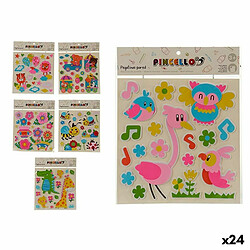 Pincello Autocollants Multicouleur 32 x 1 x 38 cm (24 Unités)