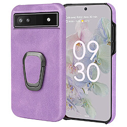 Coque en TPU + PU avec béquille, violet pour votre Google Pixel 6a