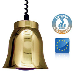 Lampe chauffante suspendue cuivrée jaune - Infra-rouge - Prestige - Sofraca