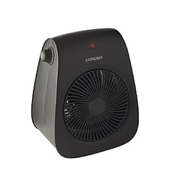 Ventilateur thermique Concept VT7041 2 vitesses de travail 1000 / 2000W, fonction thermostat, noir