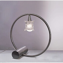 Luminaire Center Lampe de Table Rosa Del Desierto 1 Ampoule G9, nickel satiné