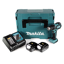 Makita DDF 456 RTJ Perceuse visseuse sans fil, 18V Li-Ion + 2x Batteries 5,0Ah + Chargeur