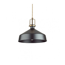 Ideal Lux Suspension Eris-1 Métal Noir 1 ampoule 33cm