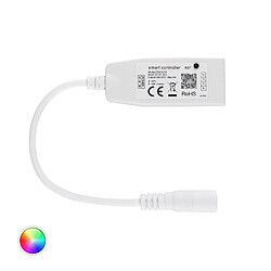 Avis Ledkia Mini Contrôleur Variateur Ruban LED 12/24V DC RGB WiFi Blanc