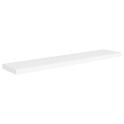 vidaXL Étagère murale flottante blanc 120x23,5x3,8 cm MDF