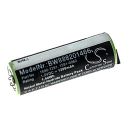 vhbw batterie remplacement pour Moser 1590-7291, 1591-0062, 1591-0067 pour rasoir tondeuse à cheveux (1200mAh, 1,2V, NiMH)