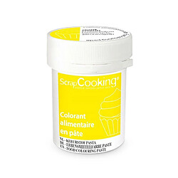 Scrapcooking Colorant alimentaire en pâte 20 g - Jaune citron