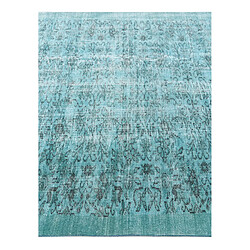 Vidal Tapis de laine 272x175 turquoise Ultra Vintage pas cher