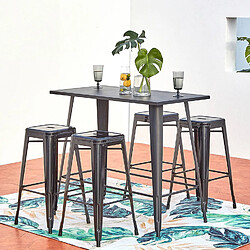 Ensemble table & chaises