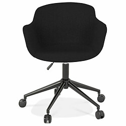 Paris Prix Chaise de Bureau Design Alma 80cm Noir