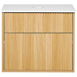 Acheter Beliani Meuble de salle de bains 60 x 52 cm en bois clair BEXTI