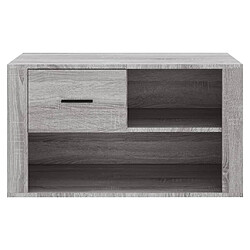 Acheter vidaXL Armoire à chaussures Sonoma gris 80x35x45 cm Bois d'ingénierie