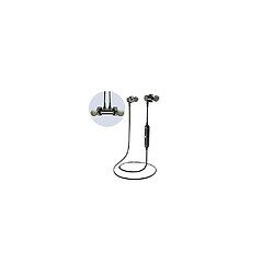 Universal [ Double lecteur dynamique ] Awei X660BL Casque Bluetooth Magnetic Noise Annuler Bouchon d'oreille étanche Noir