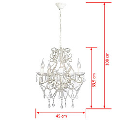 vidaXL Chandelier avec 2800 cristaux E14 pas cher