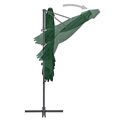 Maison Chic Parasol Jardin | Parasol avec base portable Vert - GKD47632 pas cher