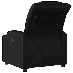 Acheter vidaXL Fauteuil de massage inclinable électrique noir similicuir