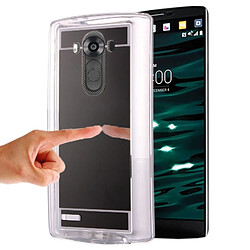 Wewoo Coque noir pour LG V10 Miroir TPU étui de protection