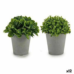 Ibergarden Plante décorative Plastique 13 x 17 x 13 cm (12 Unités)