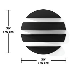 Avis Umbra Étagères murales flottantes décoratives en métal Solis.