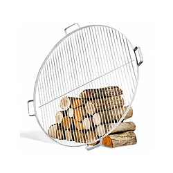 Farm-Mdlt Grille de cuisson ronde en acier avec 4 poignées pas cher