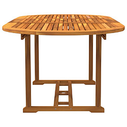 Acheter vidaXL Ensemble à manger de jardin 5pcs bois d'acacia solide textilène