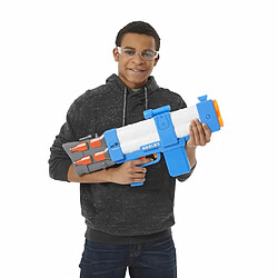 Avis NERF - Roblox Arsenal - Blaster motorisé Pulse Laser - 10 fléchettes NERF - - chargeur et code pour objet virtuel dans le jeu