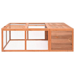 Helloshop26 Cage pour animaux de jardin 150 x 100 x 50 cm bois de sapin massif 02_0000578