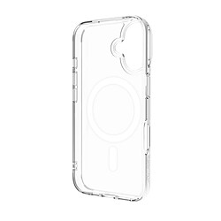 Muvit Coque pour iPhone 16 MagSafe Angles Renforcés Antichocs 2M et Anti-rayures OFG Transparent