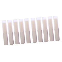 10pcs vides tubes de rouge à lèvres baume à lèvres conteneurs outils de maquillage bricolage beige pas cher