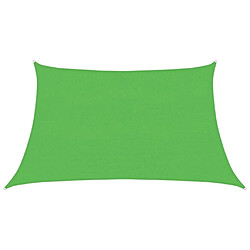 vidaXL Voile d'ombrage 160 g/m² Vert clair 3/4x2 m PEHD