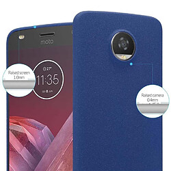 Cadorabo Coque Motorola MOTO Z2 Etui en Bleu pas cher