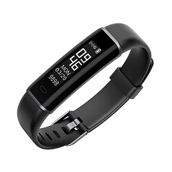 Wewoo Bracelet connecté Smartwatch Fitness Tracker 0.87 pouce OLED écran Smartband à puce, IP67 étanche, mode Sports de soutien / moniteur de sommeil / caméra à distance / rappel d'informations noir