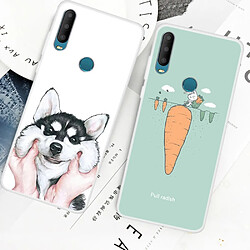 Coque en TPU impression de motifs souple lapin pour votre Alcatel 1S (2020)