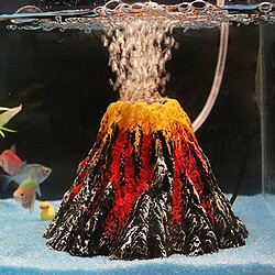 Wewoo Décoration aquarium Artificial Tree Plant Herbe Fish Tank Volcan Paysage, Creative Rockery résine ornements Air Pump, Taille: L, 15 * 9.5 * 3.3 cm