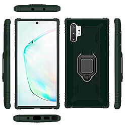 Avis Coque en TPU avec béquille vert foncé pour votre Samsung Galaxy Note 10 Plus/Note 10 Plus 5G