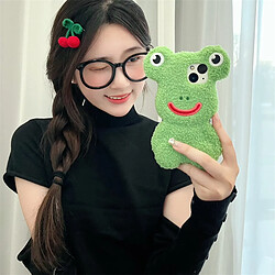 GUPBOO Étui pour iPhone11 Sourire Lèvres Grenouille En Peluche Téléphone Cas Silicone Drôle Femmes