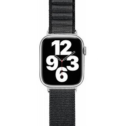 Bracelet Boucle alpine compatible avec Apple Watch 42-44-45-49mm Noir Bigben