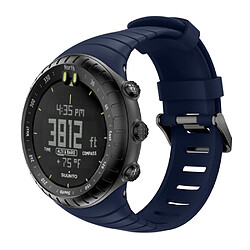 Bracelet en silicone bleu foncé pour votre Suunto Core